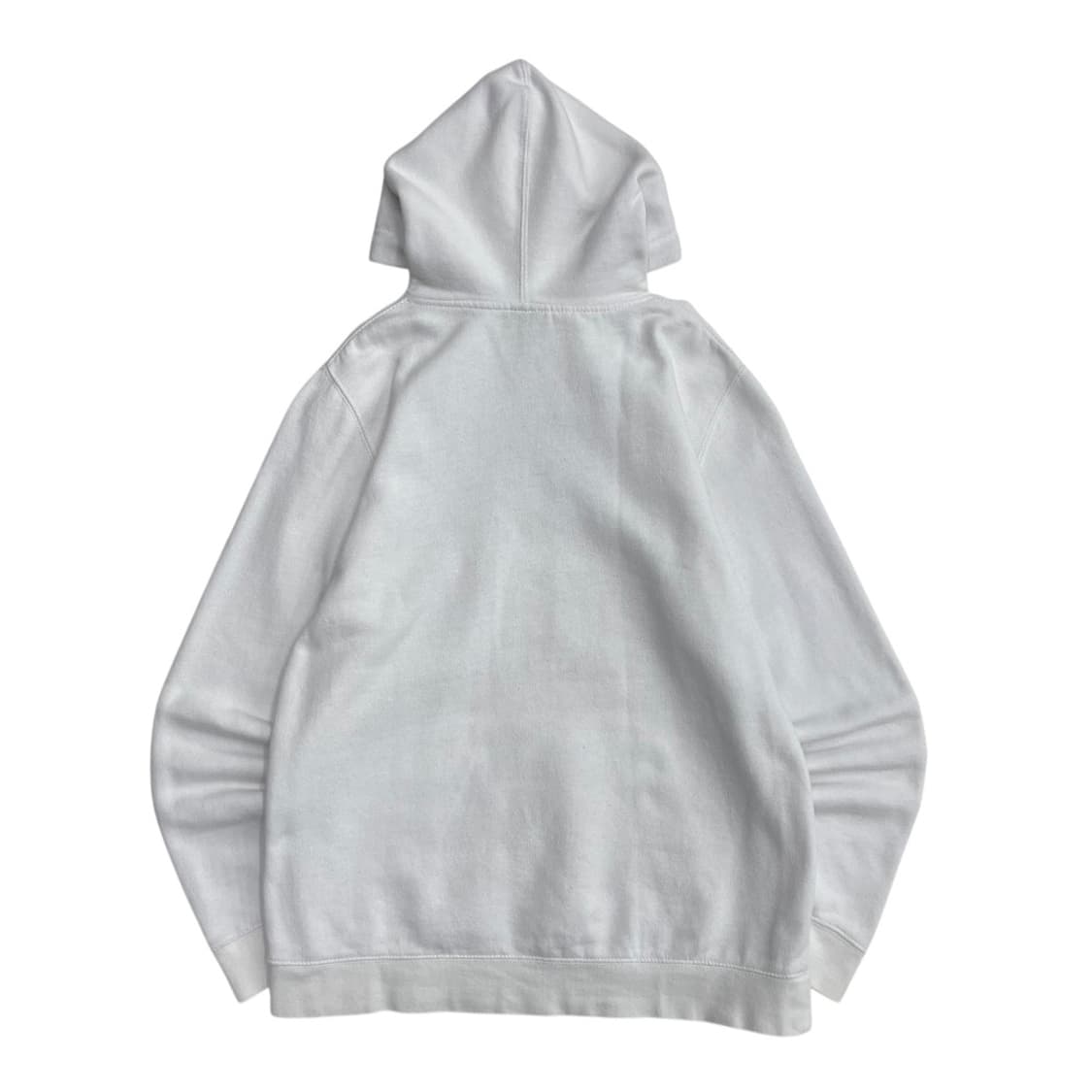 스투시 프린팅로고 화이트 후드 M 상품이미지3