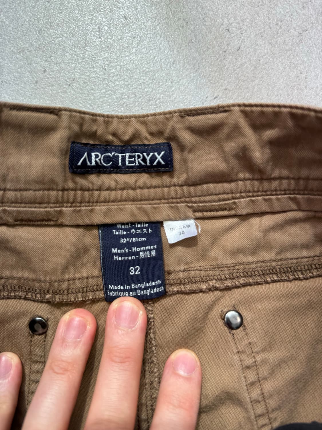 아크테릭스 크로닌 코튼 팬츠 구형 32x30 상품이미지4