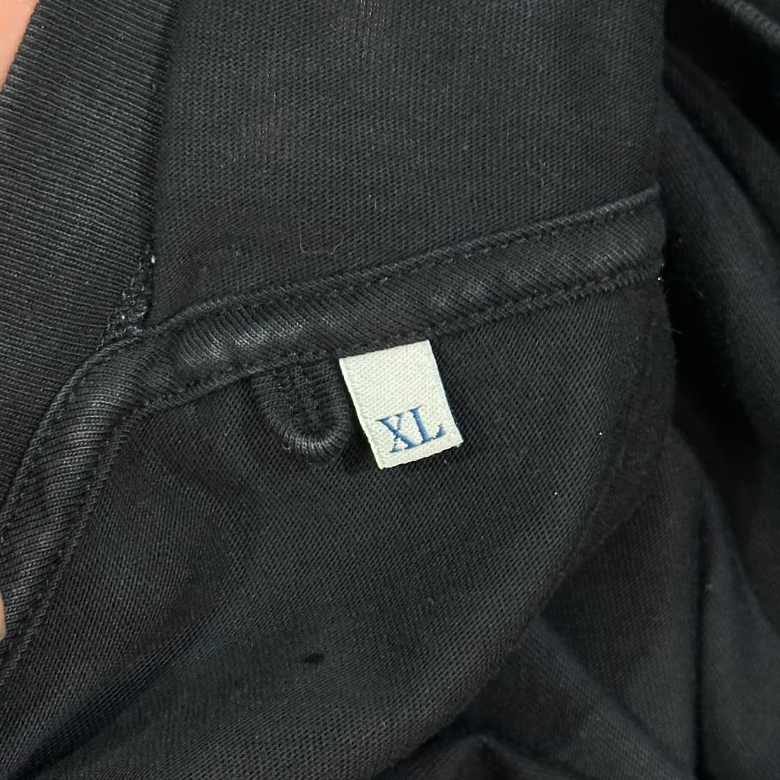 XL 몽클레어 빅로고 블랙 반팔티 상품이미지4