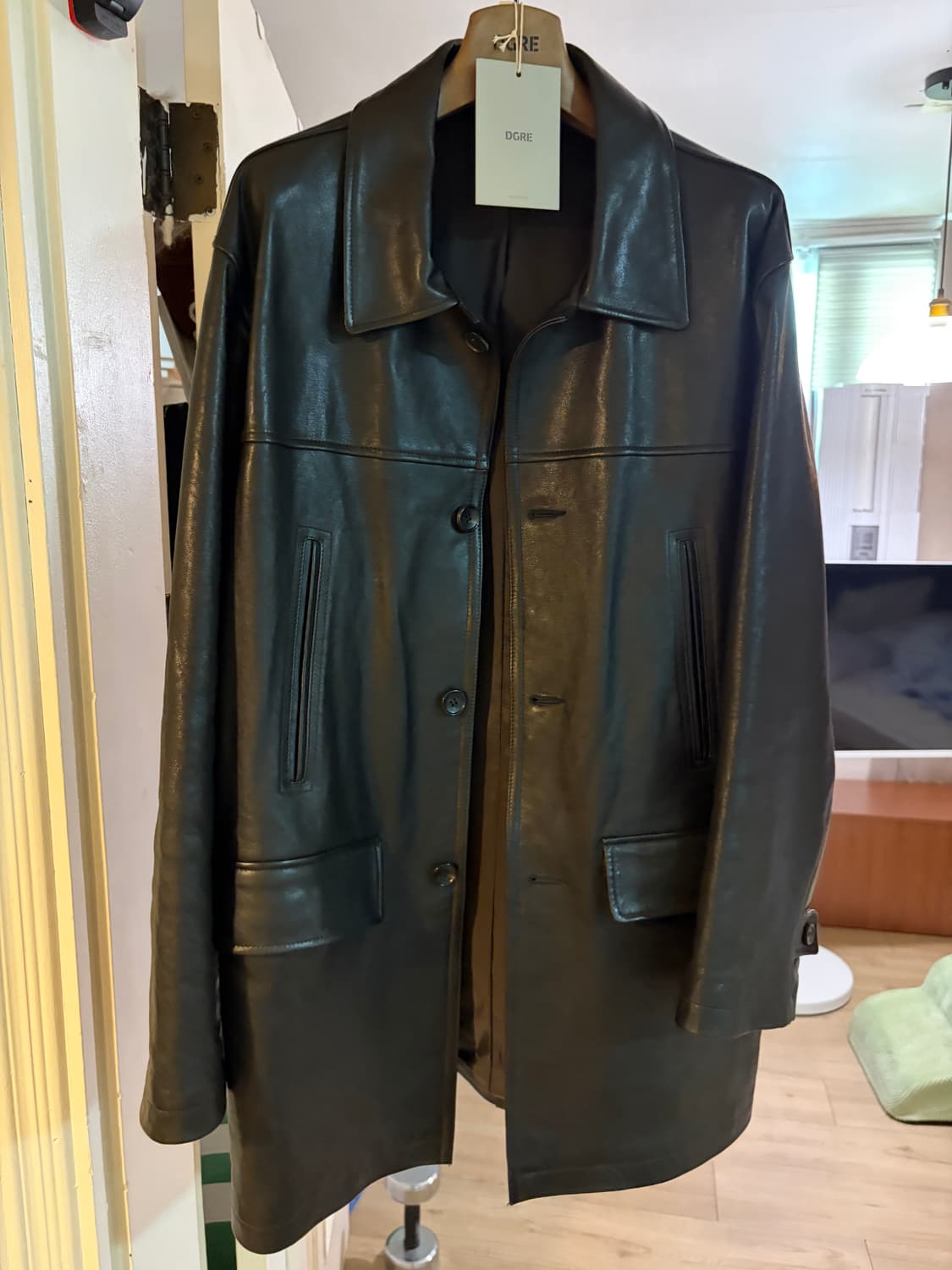 (52) 디그레 레더 카코트 상품이미지2