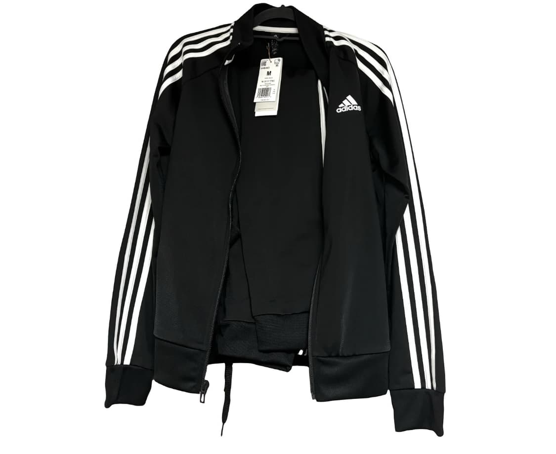 아디다스 삼선 트랙탑 블랙 세트  상품이미지1