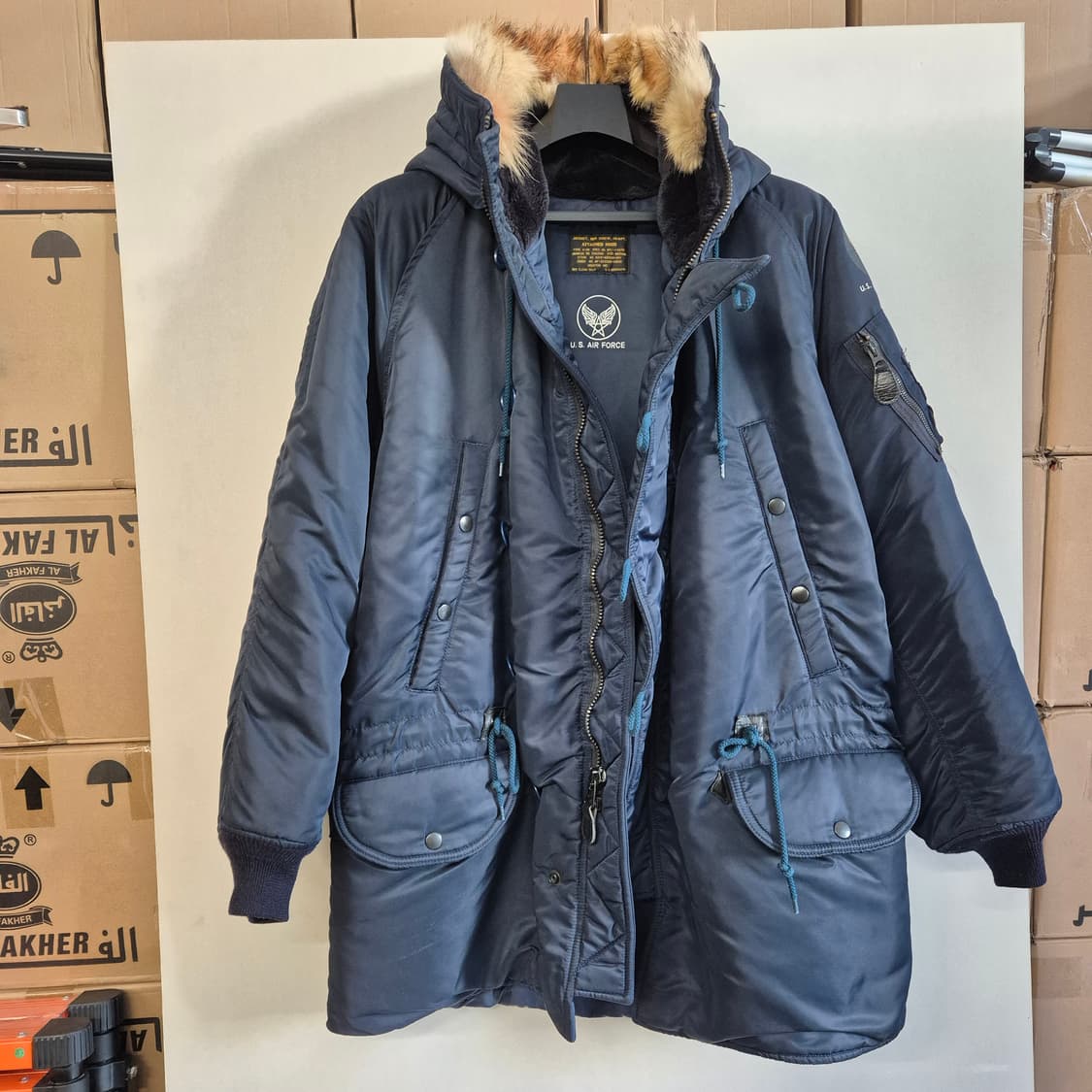 Houston N3A parka 네이비 상품이미지2