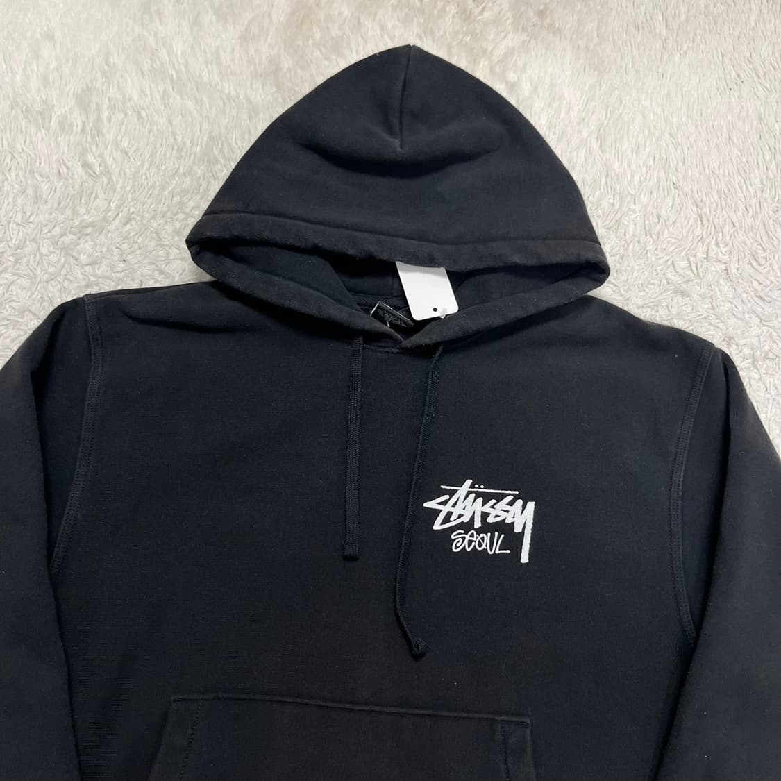 Stüssy Seoul black hoodie 상품이미지7