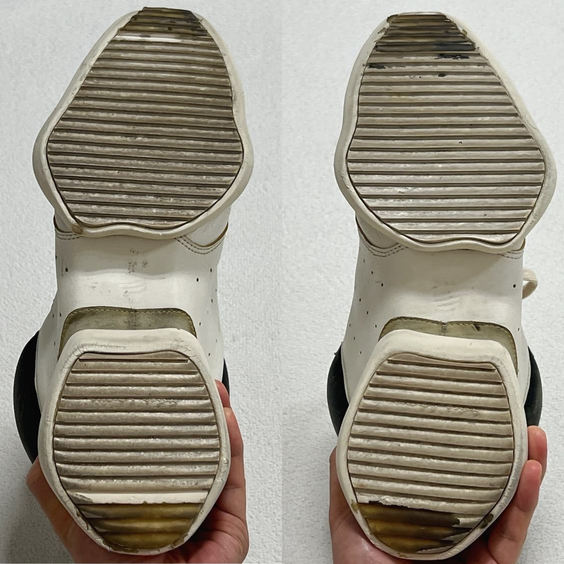 릭오웬스 아디다스 러너 화이트 블랙 상품이미지5