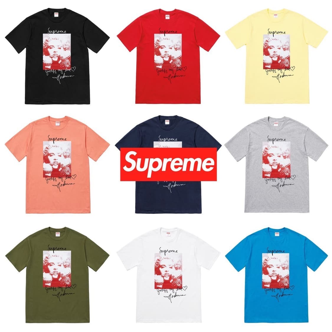 슈프림 마돈나 티셔츠 L 상품이미지3