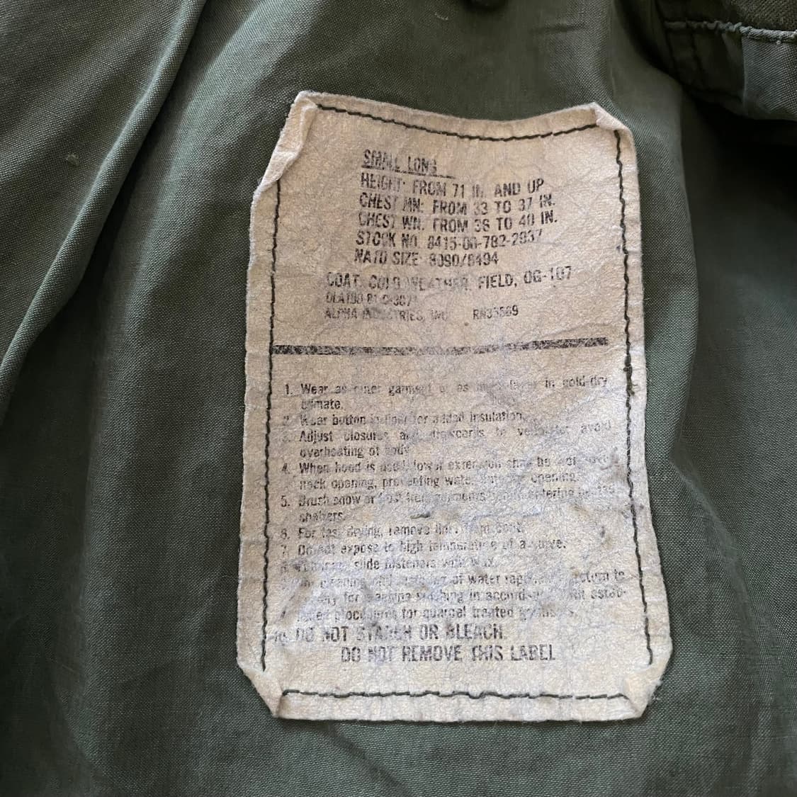 🌊70s Alpha M65 S-L 상품이미지7