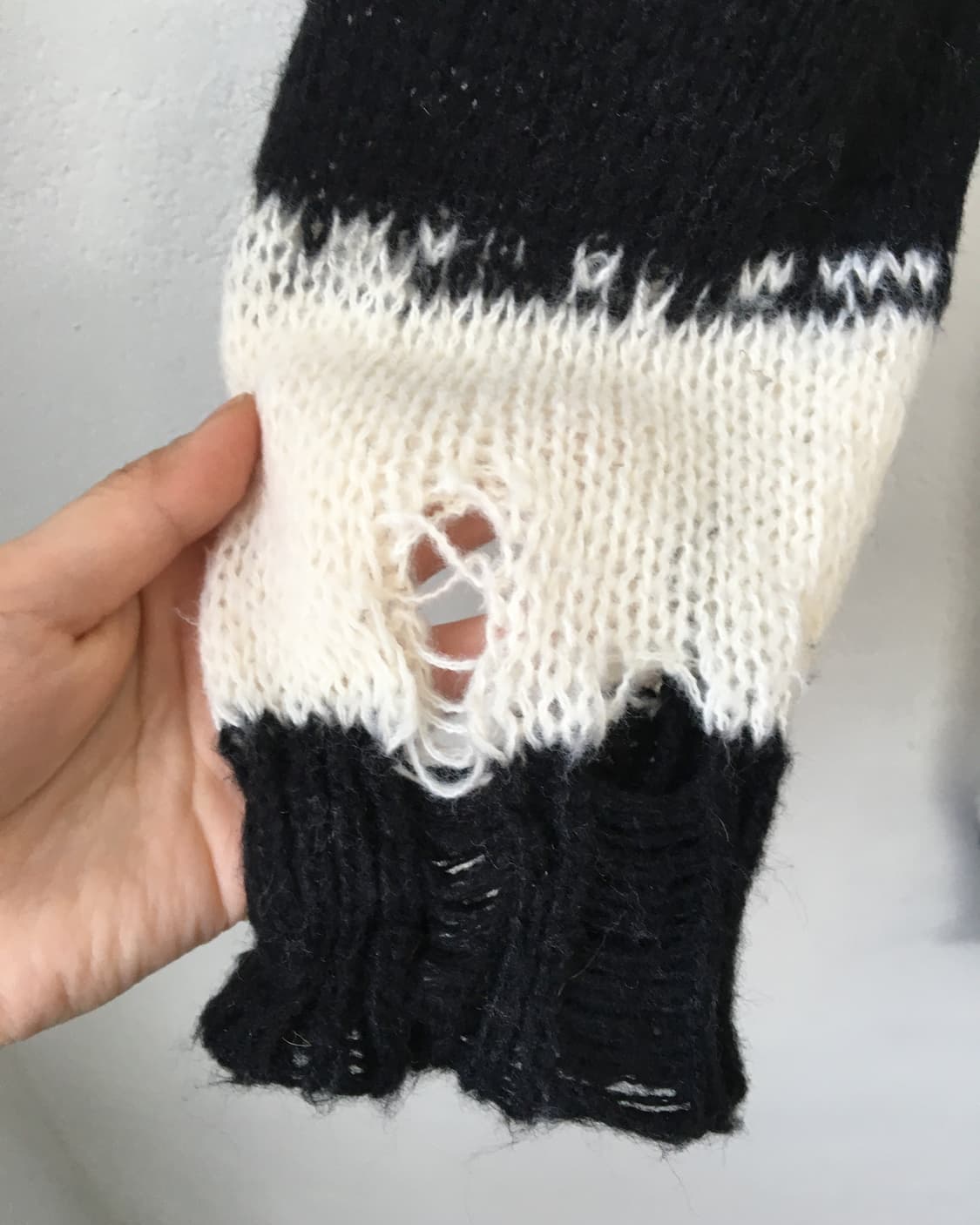 stripe pattern knit 상품이미지4