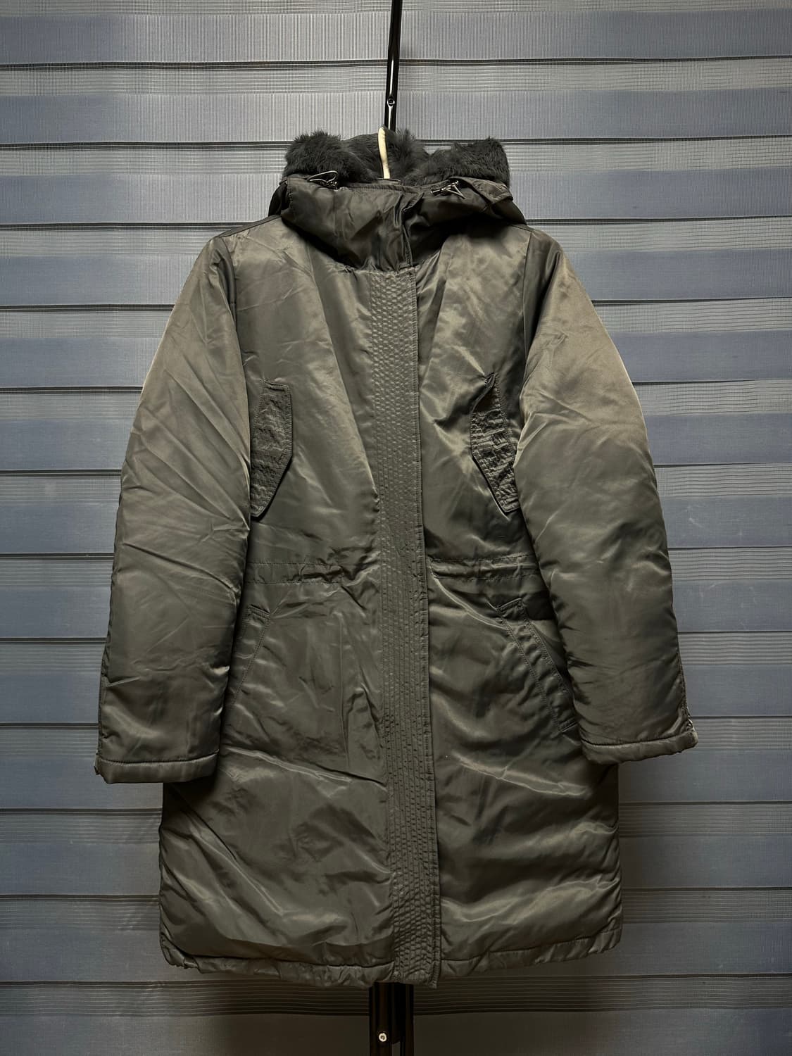 베네통 여성 야상 롱패딩 m 상품이미지1