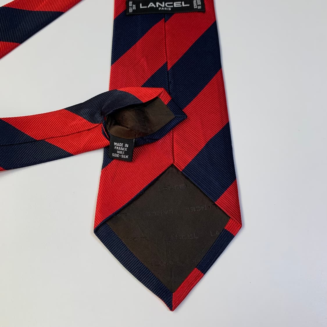 란셀(LANCEL) 프랑스 100실크 레지멘탈 클래식 결혼식넥타이 A+ 상품이미지6
