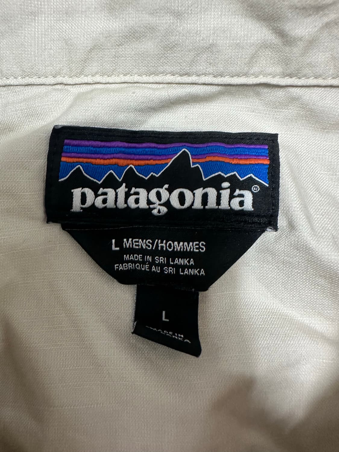 파타고니아 로고 베이지 셔츠자켓 상품이미지5