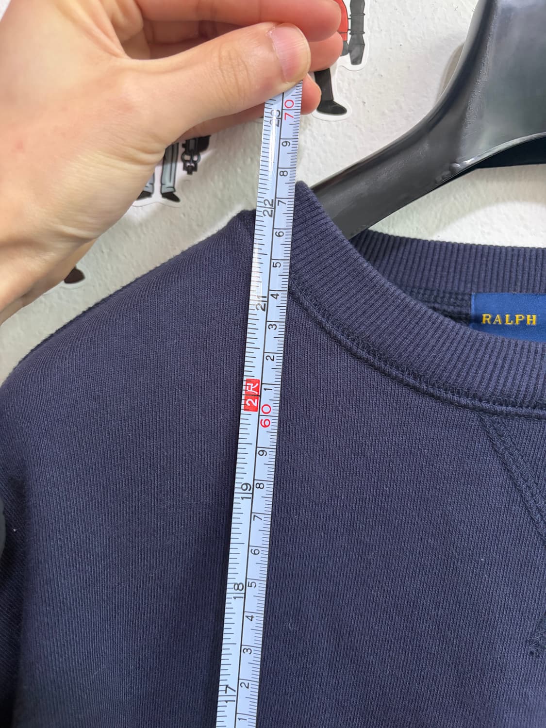 폴로 랄프로렌 로고 맨투맨 네이비 M 상품이미지5