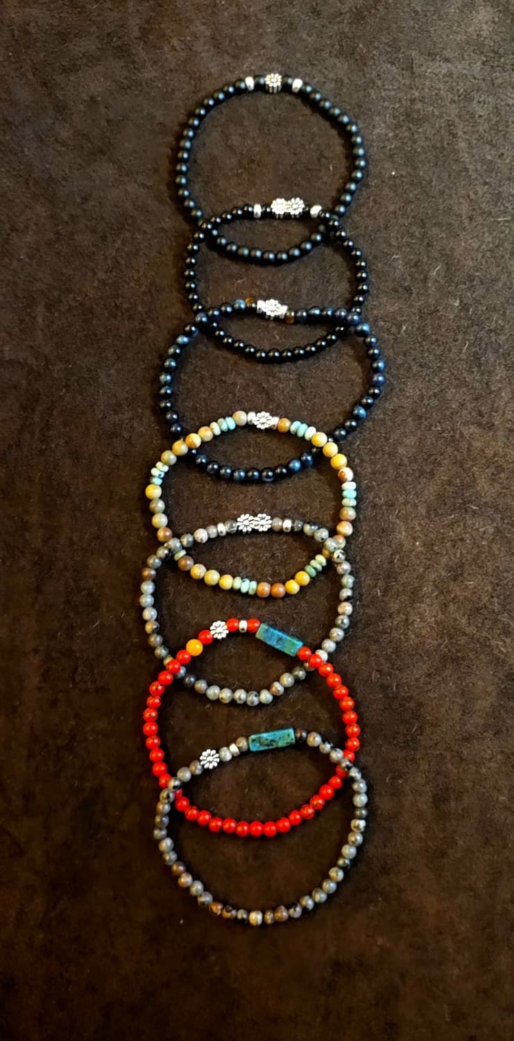 3Cross silver925 daisy simple bracelet 상품이미지5