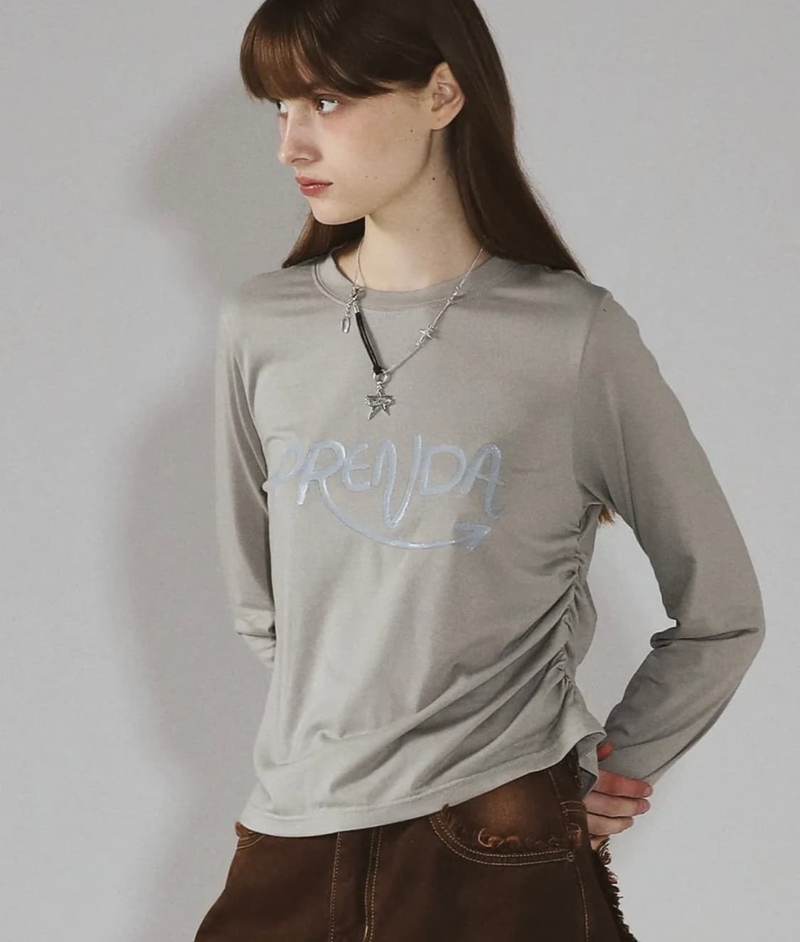 프렌다 셔링 롱슬리브 새상품 상품이미지1