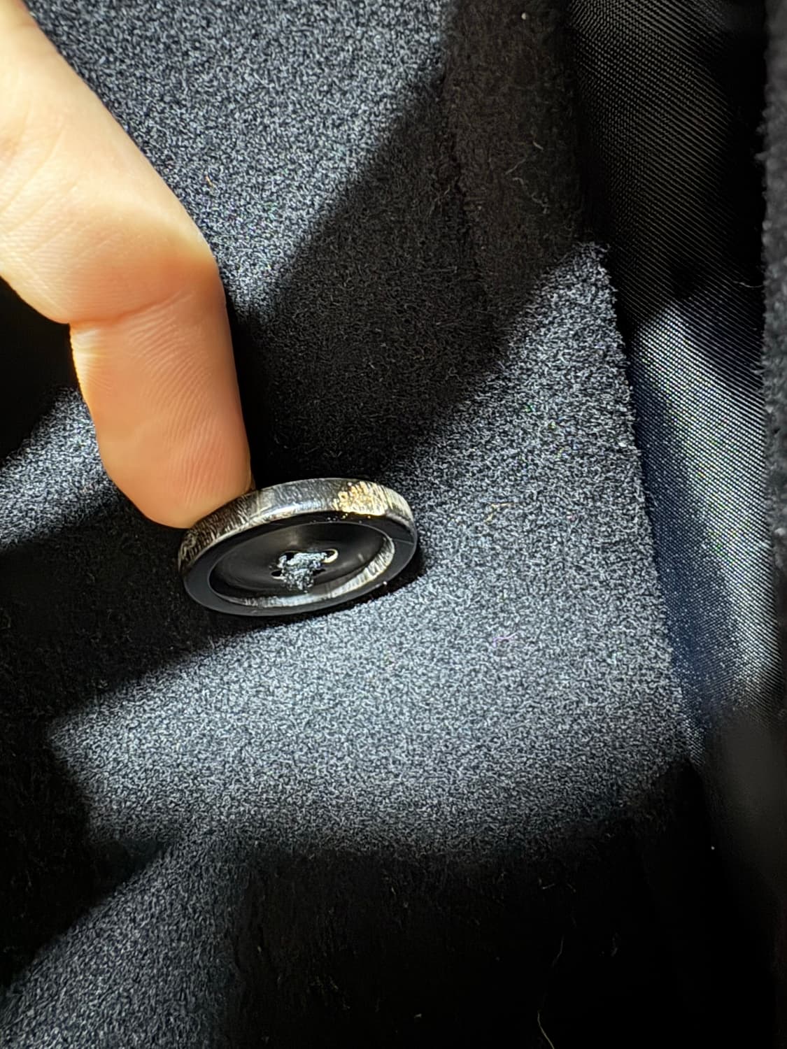 쿠어 벨란디 캐시미어 블렌드 발마칸 코트 블랙 상품이미지5