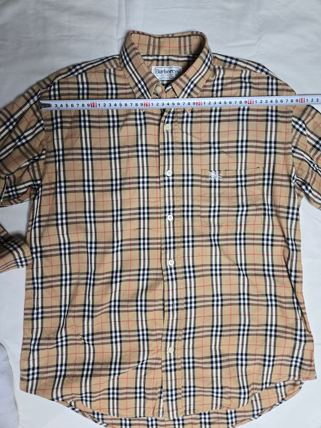버버리(Burberry)의 빈티지 노바 체크 셔츠 L 상품이미지5