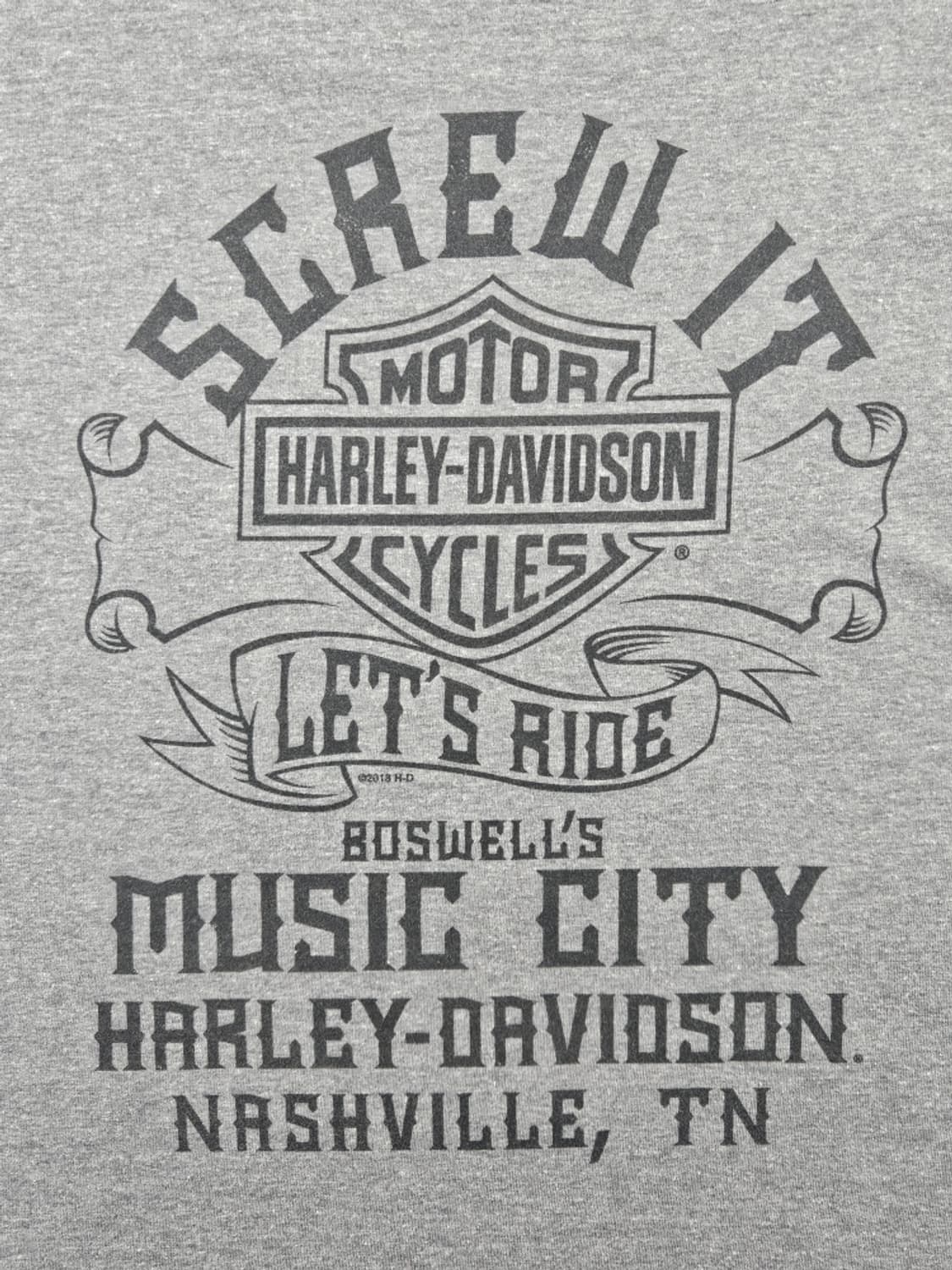 할리데이비슨 내슈빌 보스웰즈 뮤직시티 반팔 티셔츠 ( L )/ 11352 상품이미지10