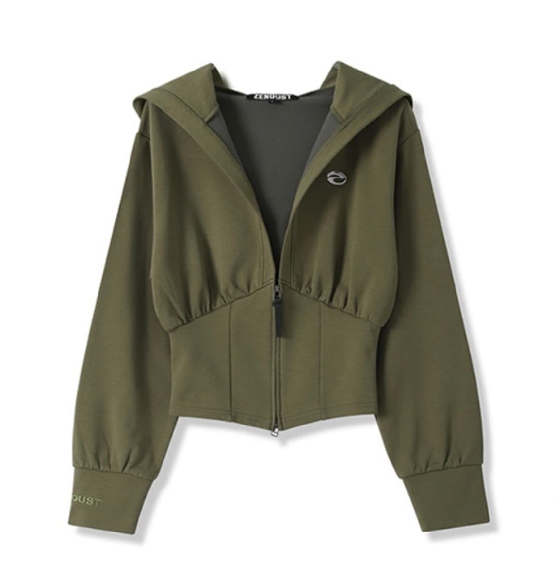 어반드레스x젠더스트 후드집업 카키 상품이미지1