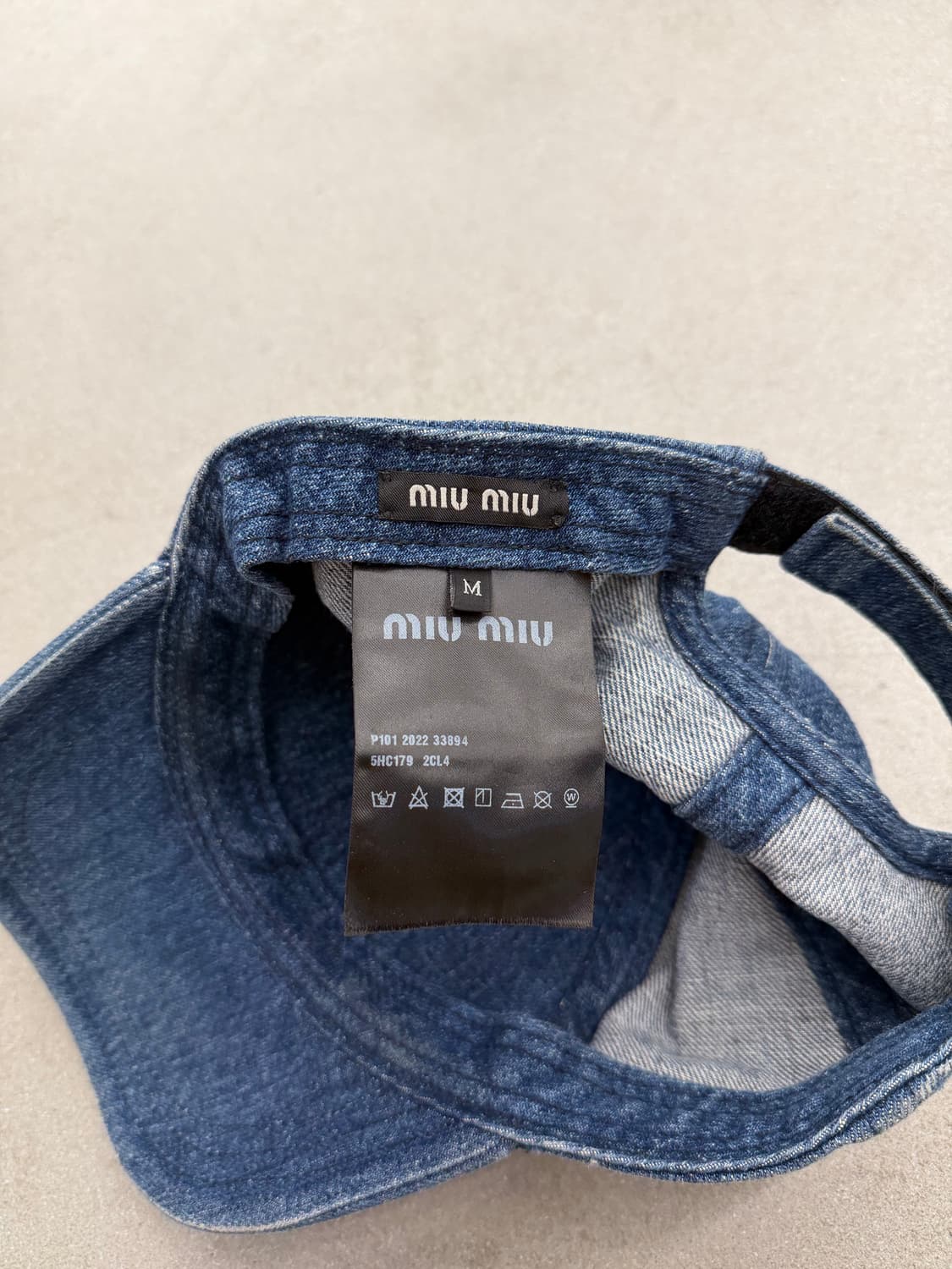 miu miu 미우미우 데님 볼캡 M 상품이미지7