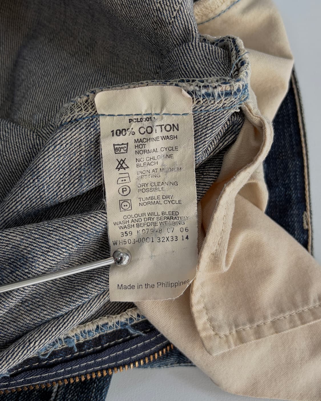 [31인치]리바이스 00s 빈티지 워시드 데님 팬츠 상품이미지7