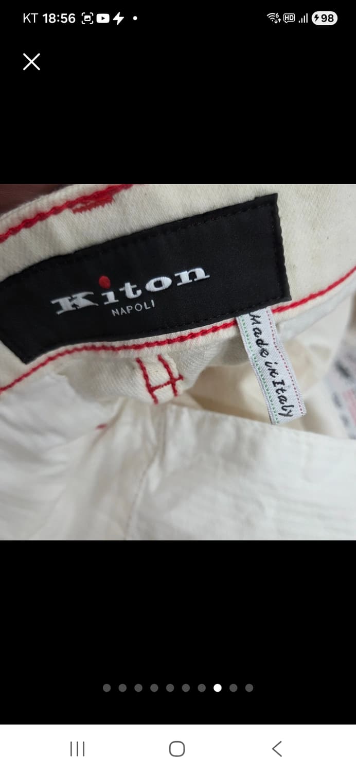 키톤 코튼 팬츠 상품이미지7