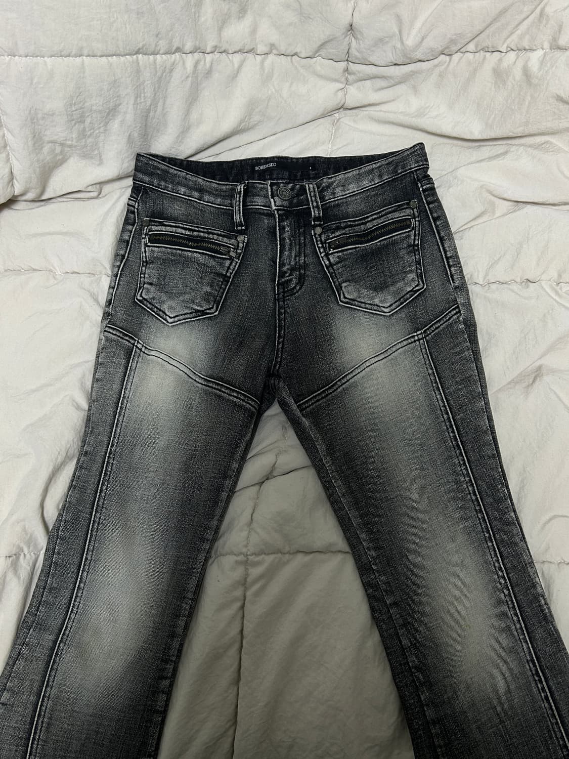 보헤미안 워싱데님팬츠  상품이미지1