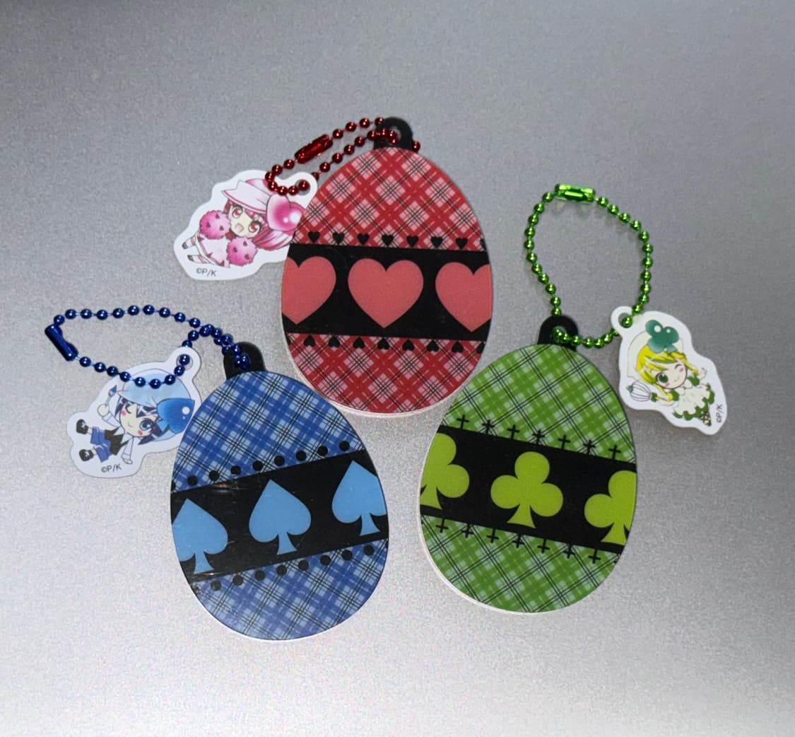 캐캐체 거울 키링 란 미키 스우 아무 수호알 캐릭캐릭체인지 굿즈 상품이미지1