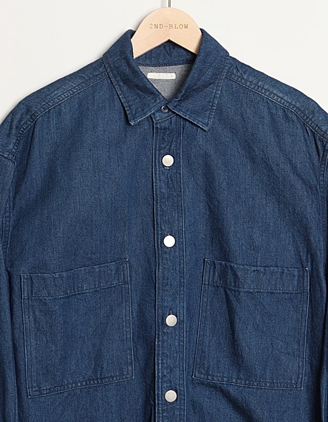 G U Oversized Denim Shirts 상품이미지2