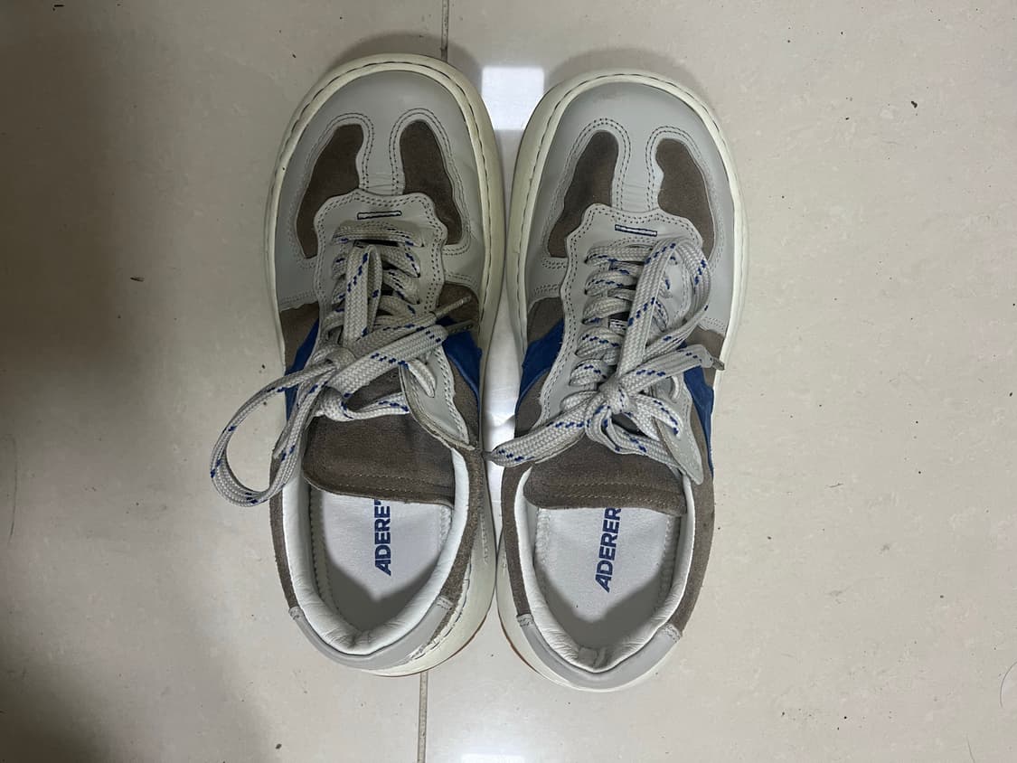 ADERERROR Torn low trainer (Grey/Brown)  상품이미지2