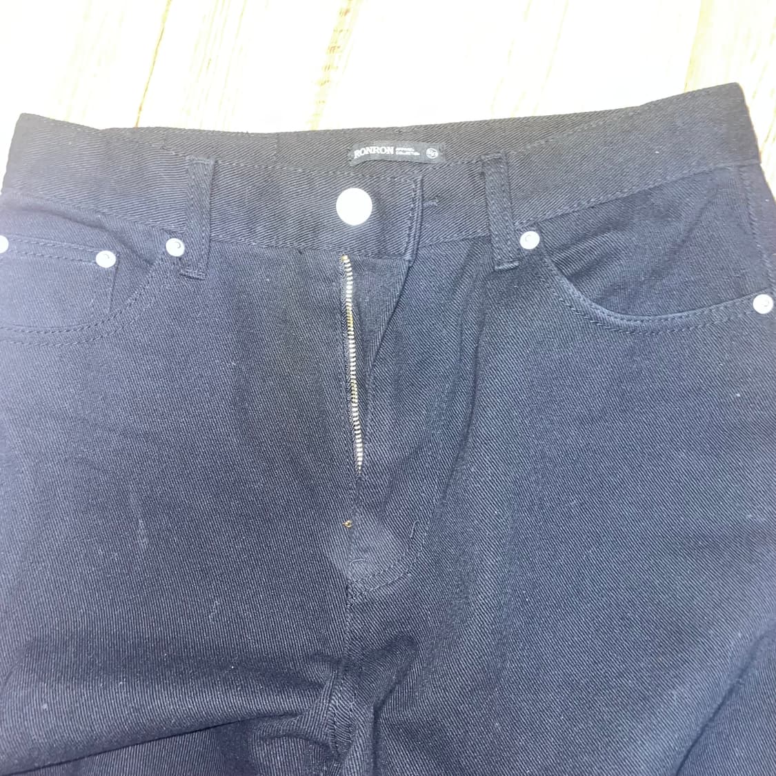 론론 BACK HEART STITCH POCKET DENIM PANTS 상품이미지4