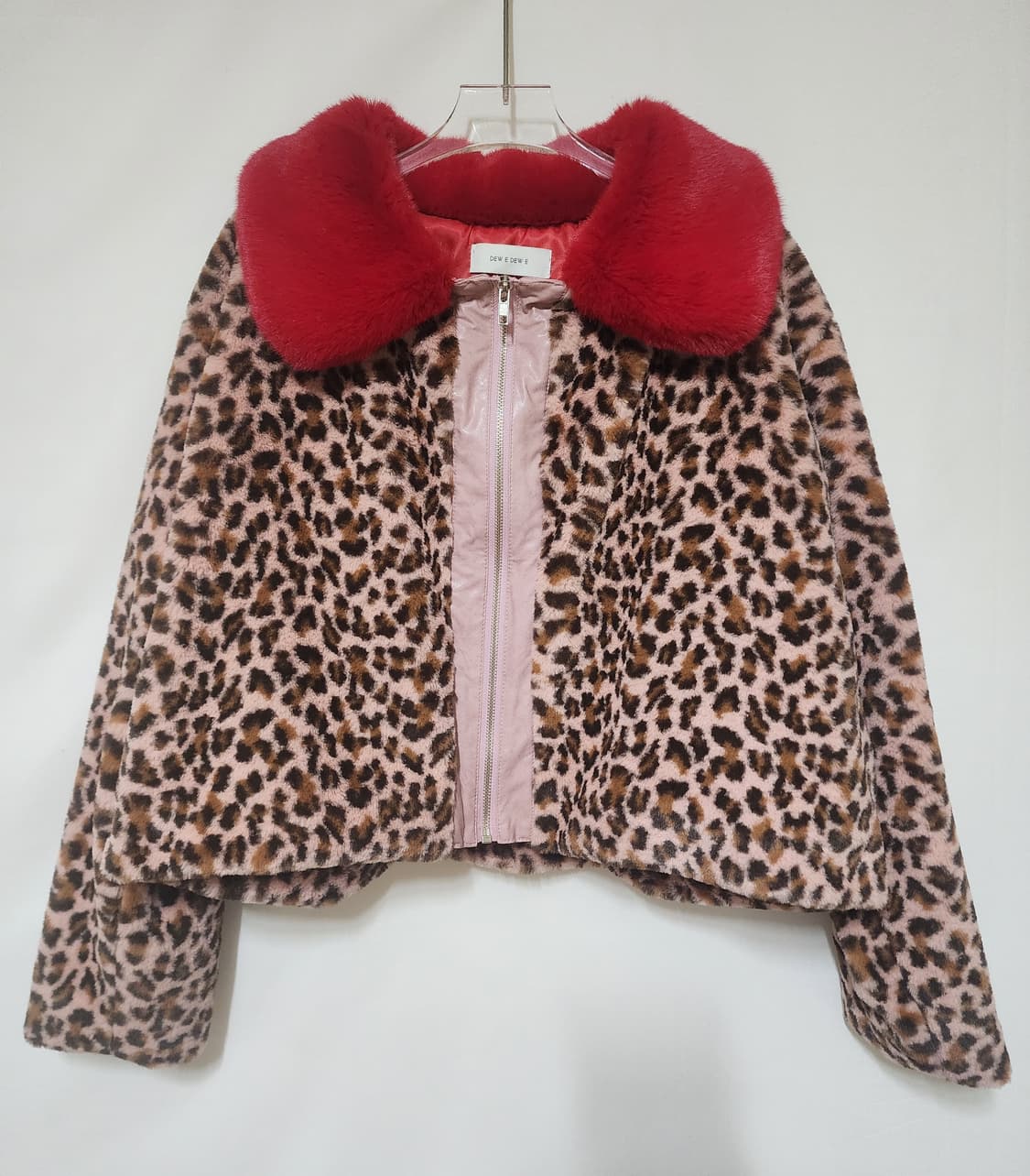 듀이듀이 레오파드 퍼자켓 상품이미지5