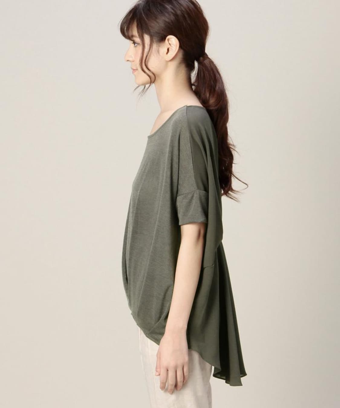 Rosebud Tank 드레이프 풀오버 아이보리 상품이미지5