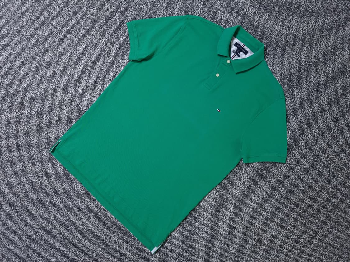 [무료배송][100]타미힐피거 남성용 피케 반팔티 카라티 상품이미지3