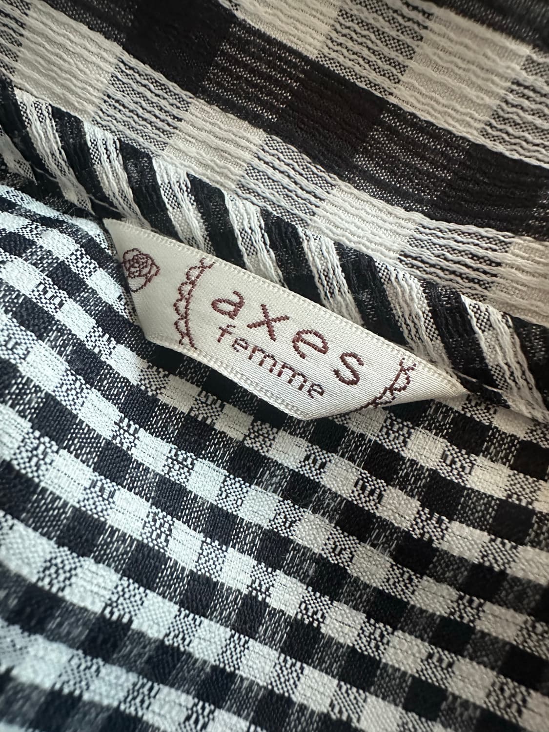 axes femme 체크원피스ㅔ 상품이미지3