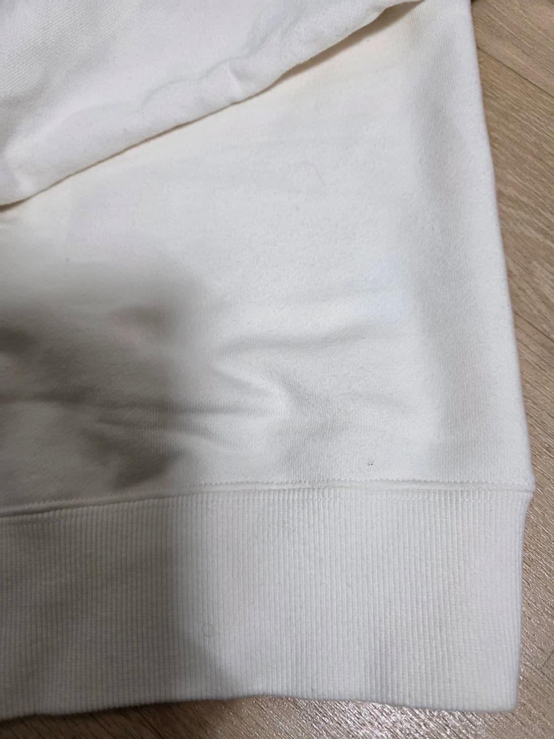 LEE 리 아이보리 카라 맨투맨 S 상품이미지6