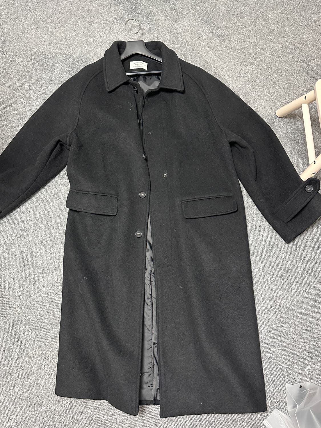 발마칸 코트 블랙  상품이미지1