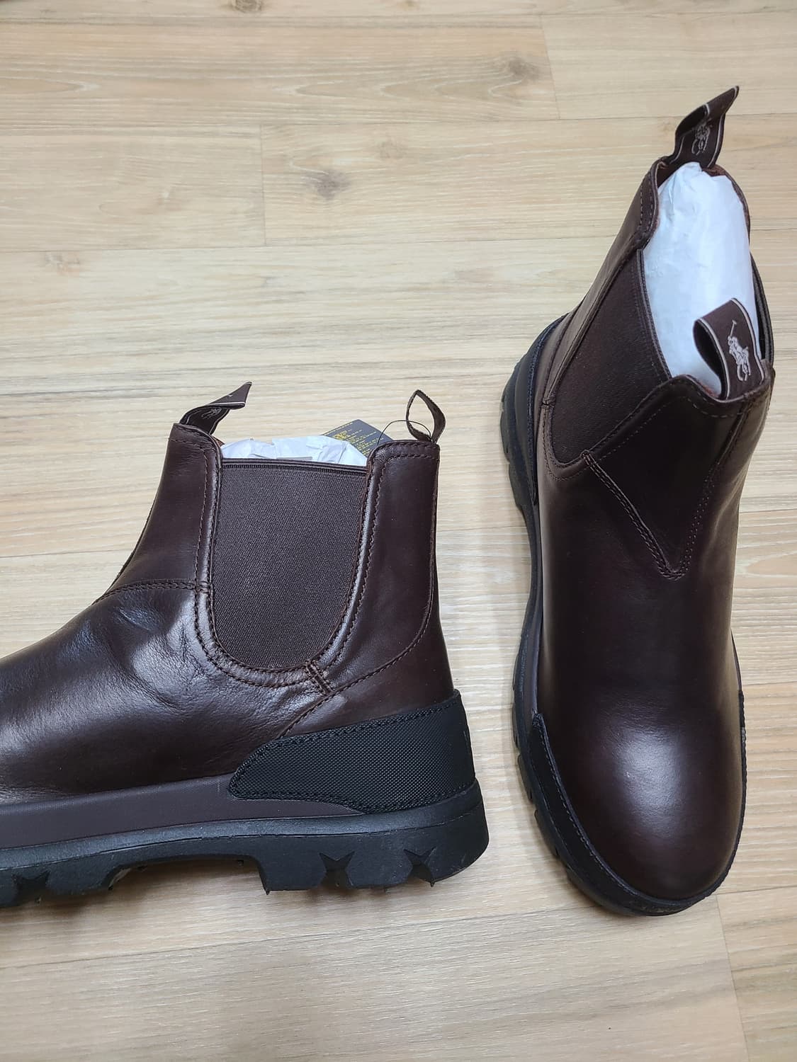 [정품/새상품] [280] 폴로 랄프로렌 첼시 부츠 다크브라운 상품이미지3