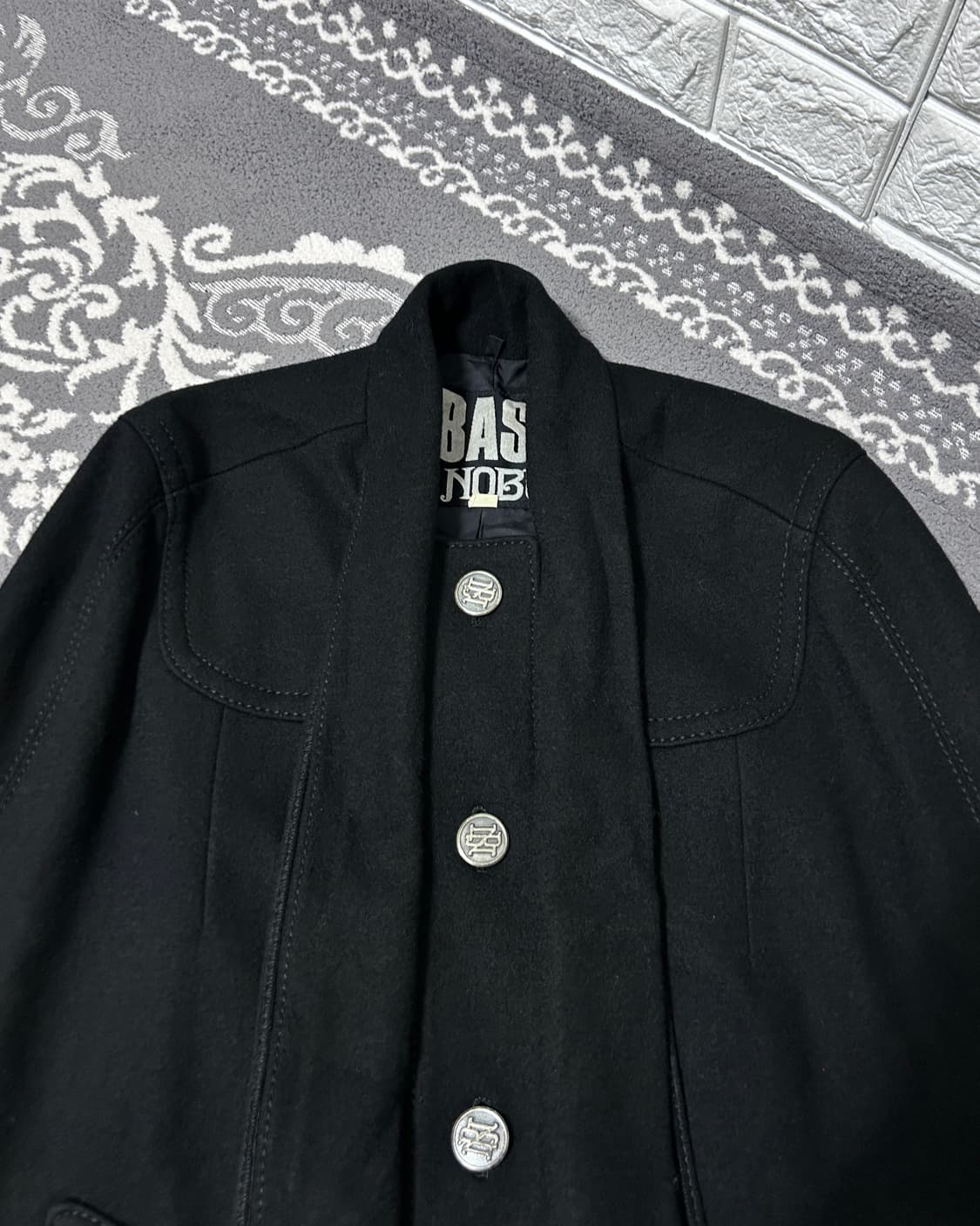 Basic Nobuo 울 블렌드 판초 코트 상품이미지3