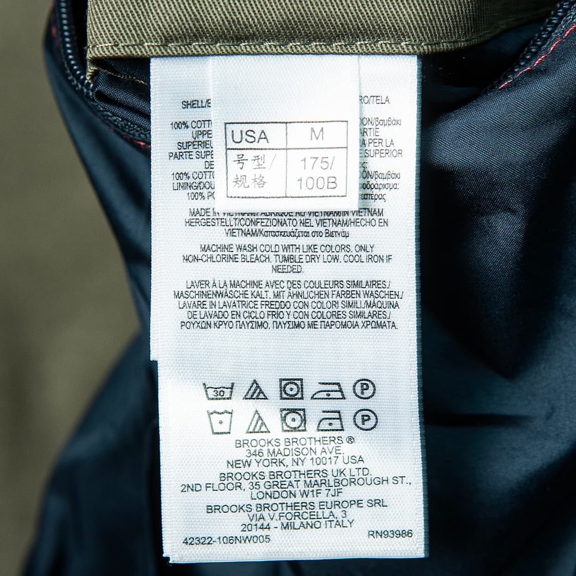 [100] 브룩스브라더스 레드 플리스 G9 해링턴 자켓  상품이미지9