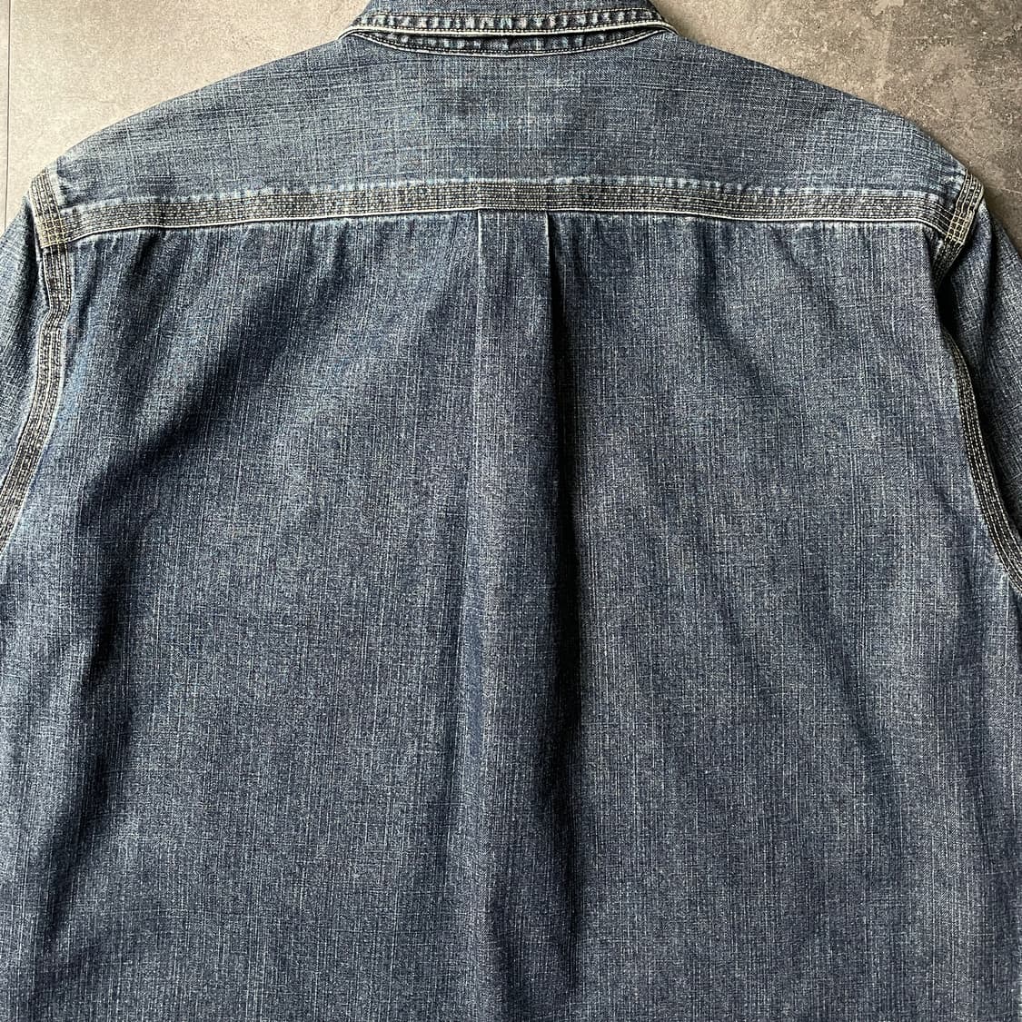 LANDS' END 빈티지 코튼 데님 셔츠 A00629 상품이미지8