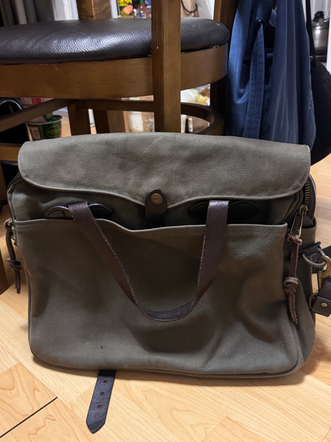 거의 새상품 필슨256, 서류가방, 필슨브리프케이스, filson 미국메 상품이미지5