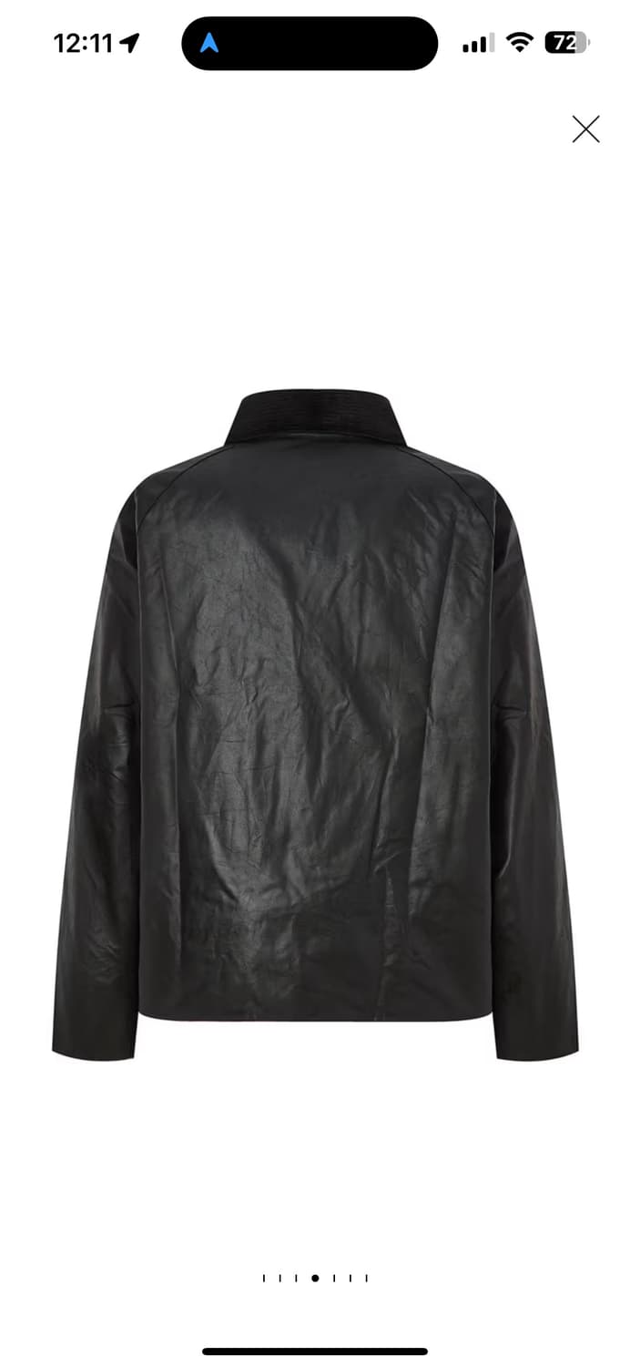 바버 23FW 블랙 OS Transport 왁스 자켓 038사이즈 상품이미지4