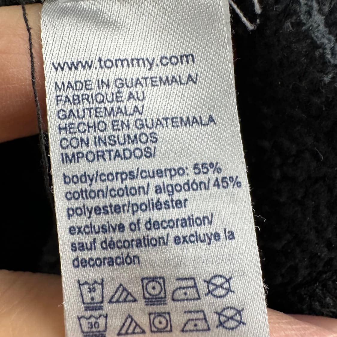 105 타미힐피거 남자 루즈핏 맨투맨 상품이미지4