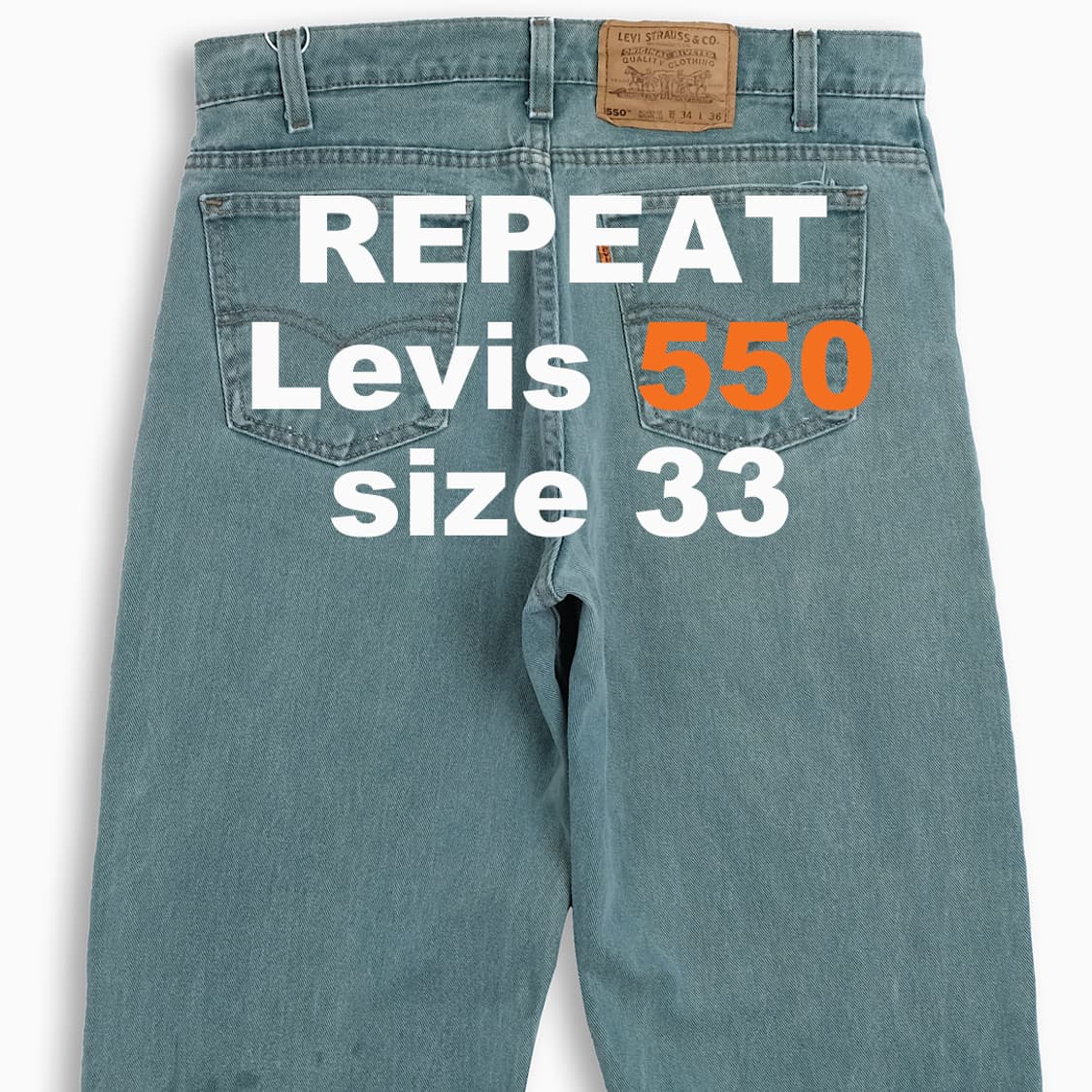 리바이스 550 오렌지탭 90s USA 33 사이즈 OR5503462 상품이미지1