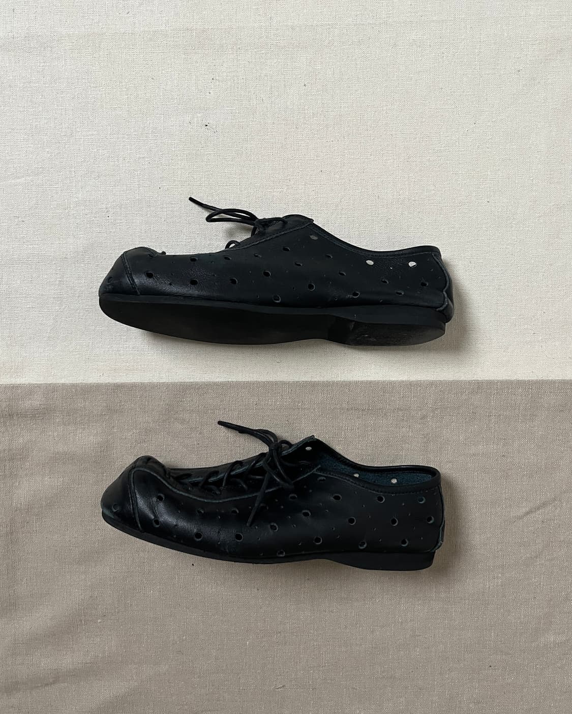 요지야마모토 도트 펀칭 플랫슈즈 yohji yamamoto 상품이미지5