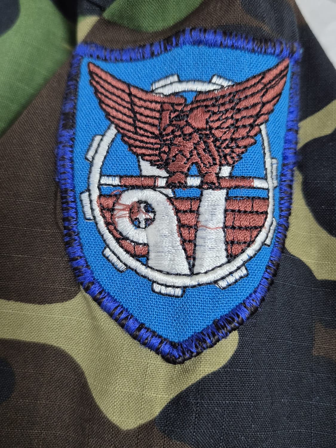 공군 구형 91비행전대 시설 중위 초기형 하계 전투복 상의 자켓 (L) 상품이미지8