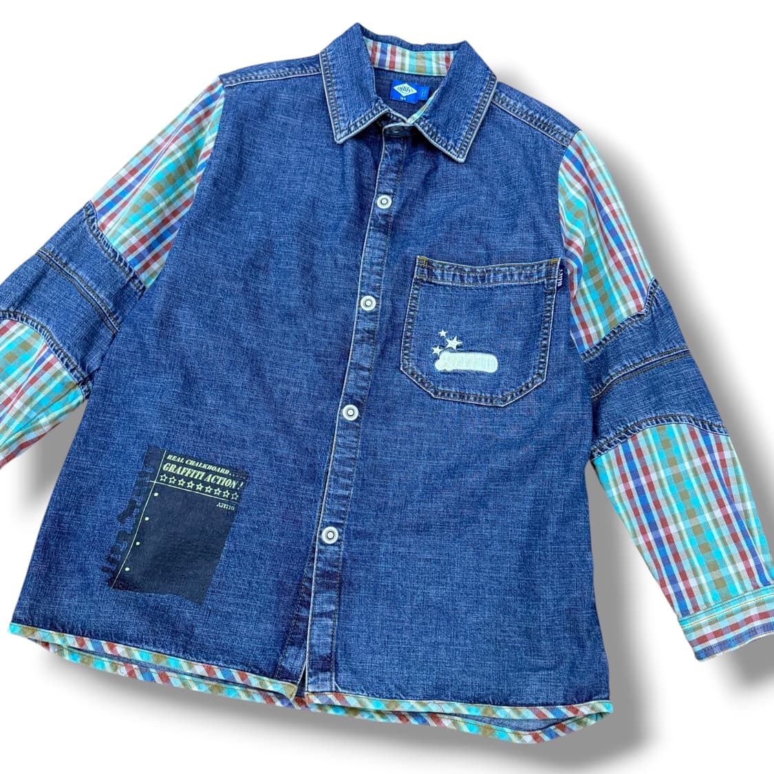 Oilily 오일릴리 체크배색 데님자켓 상품이미지3