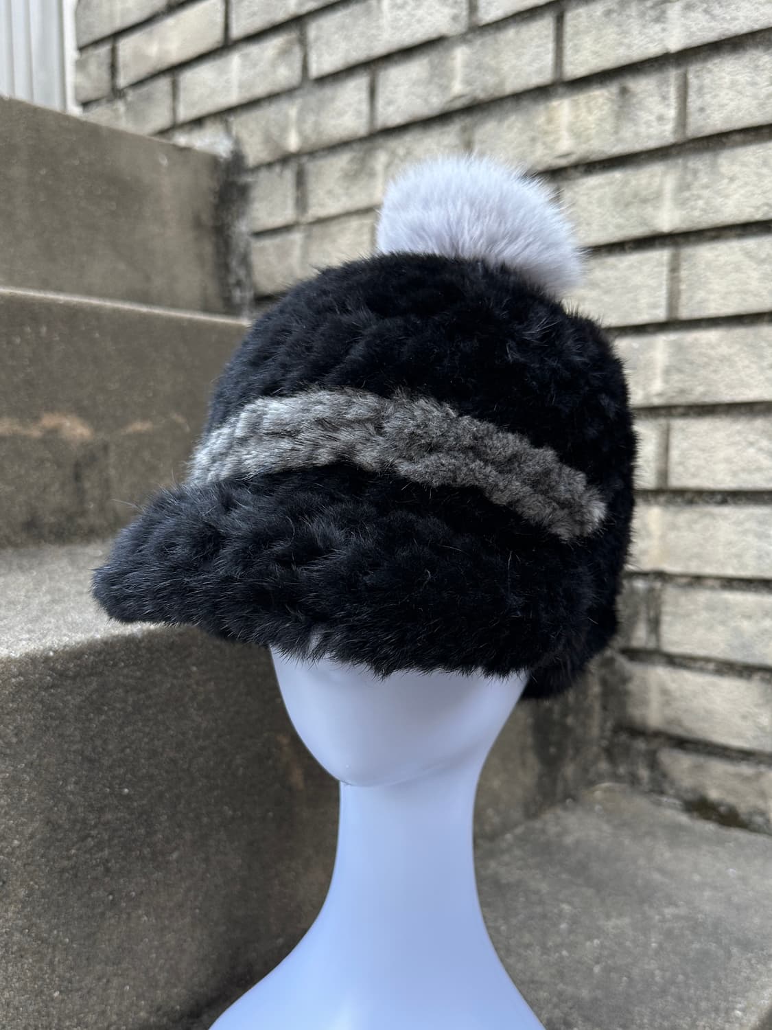 Fur knit cap 상품이미지1