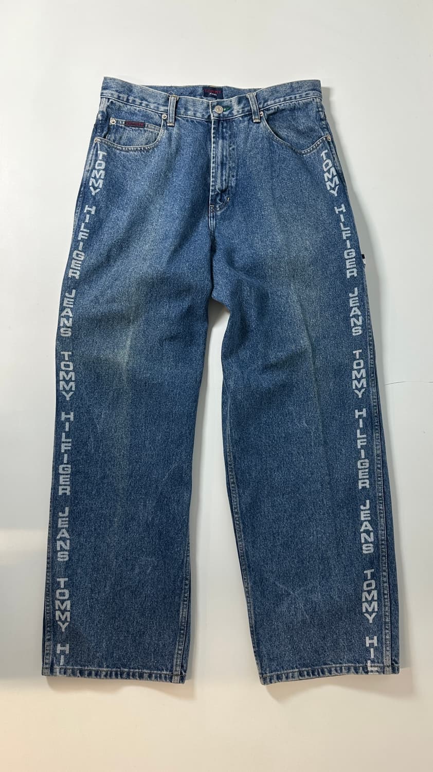 90s tommy 스펠아웃 카펜더 데님  상품이미지1