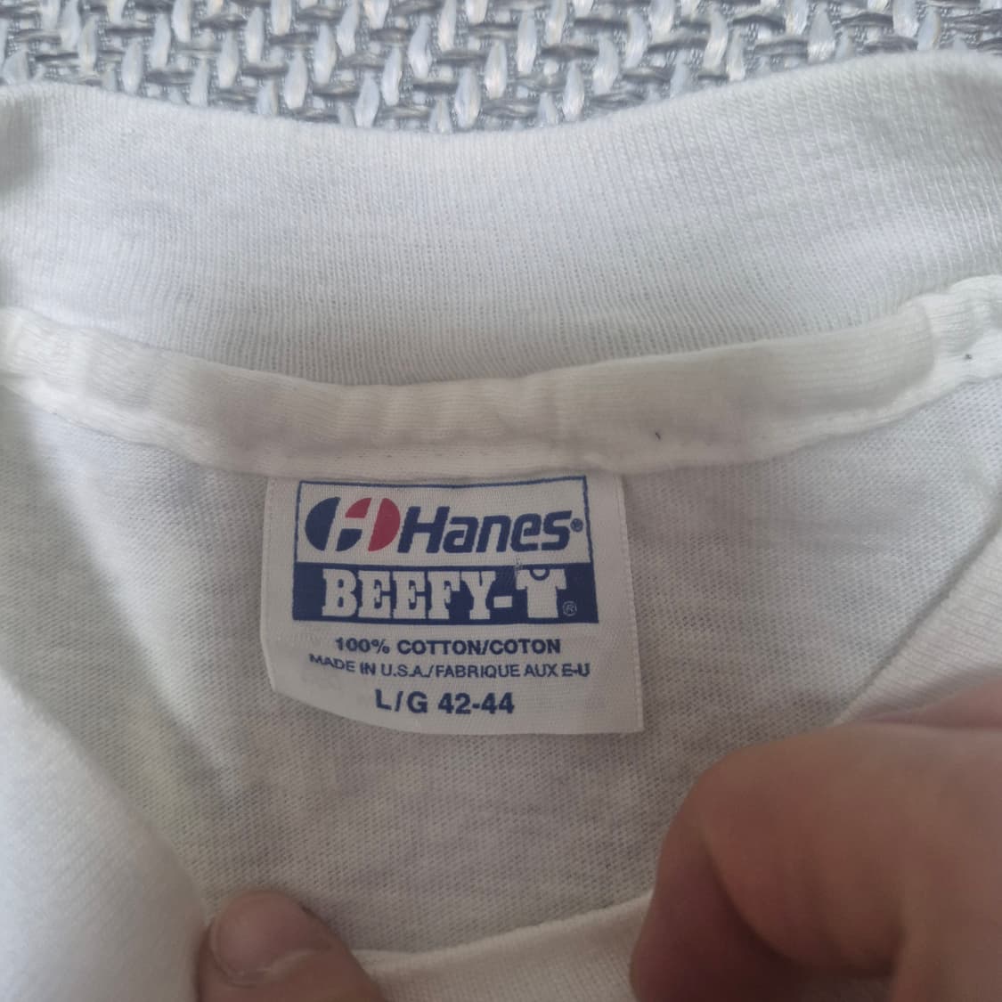 90s Hanes 그래픽 싱글스티치 티셔츠 (L) 상품이미지3