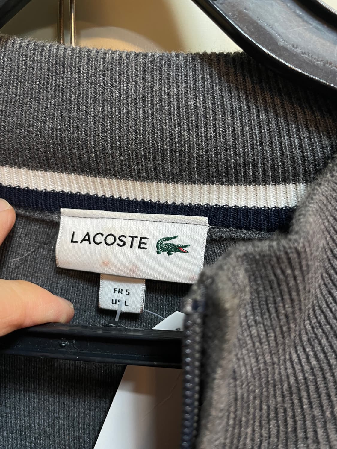 라코스테 반집업 니트 상품이미지7